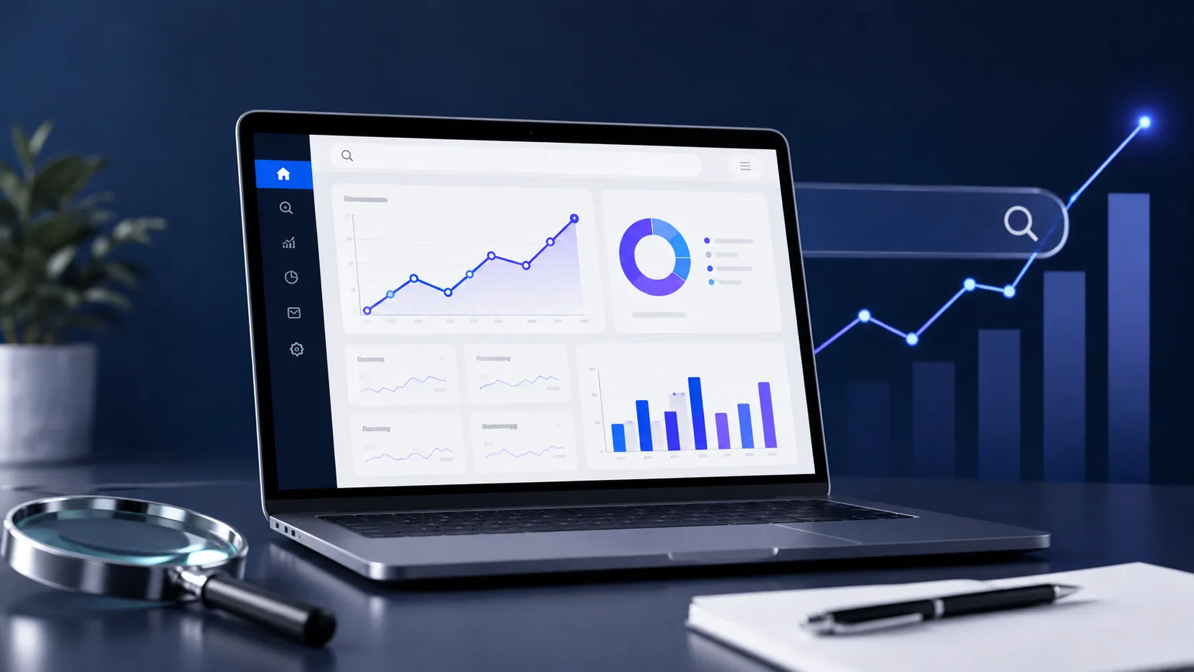 SEO growth and search performance over time