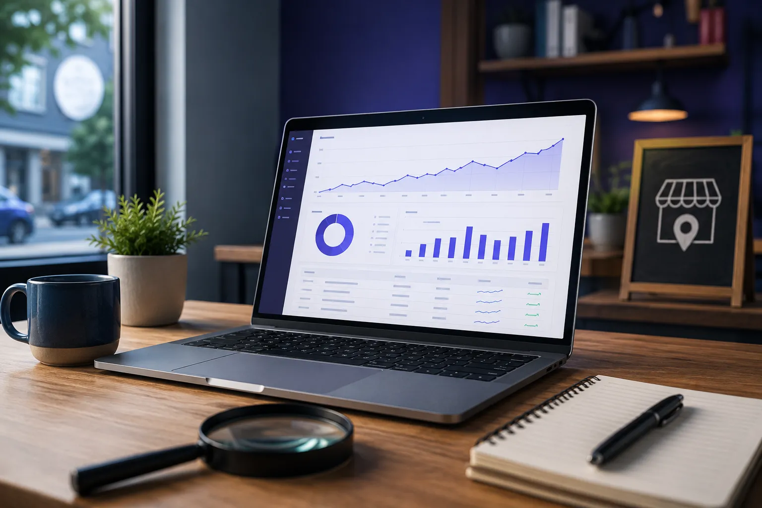 SEO strategy and website search visibility for small businesses