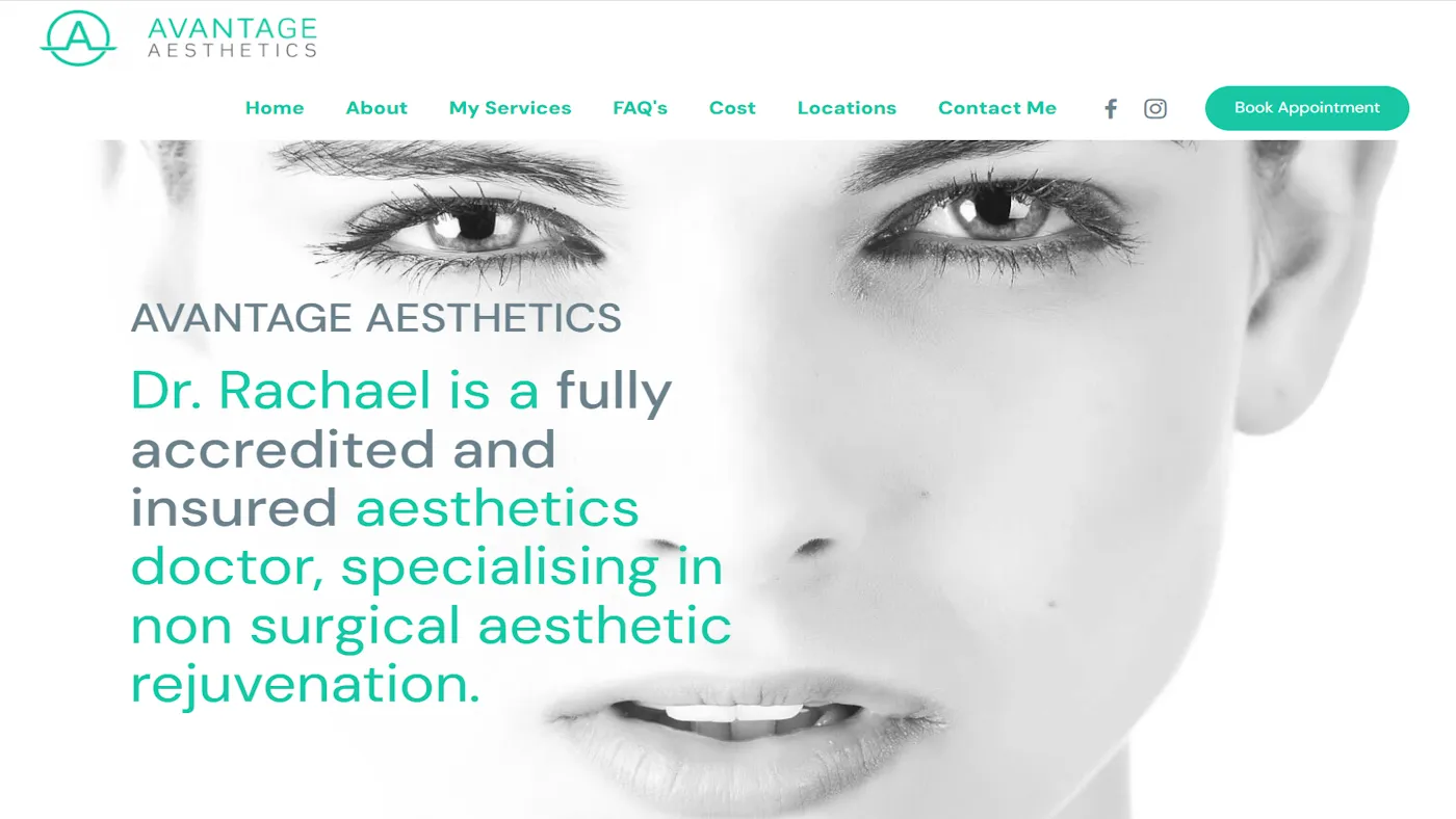 Skin Doctor Wirral website design project